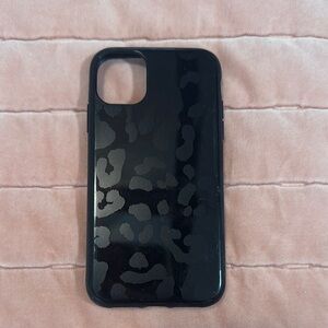 Black Leopard Print Phone Case iPhone 11